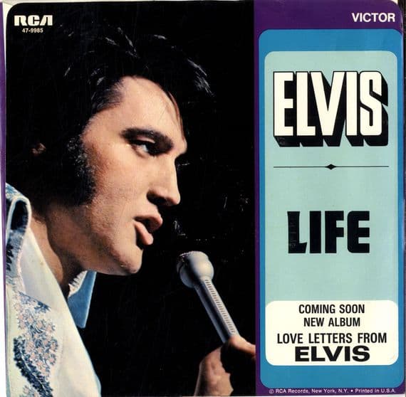 Elvis Presley - Life/Only Believe (47-9985) Ex/M-