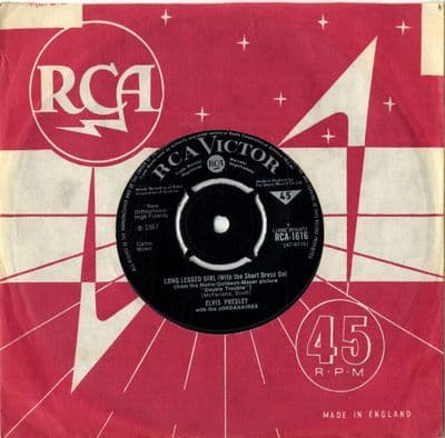 Elvis Presley - Long Legged Girl/That's Someone You Never Forget (1616)  Ex
