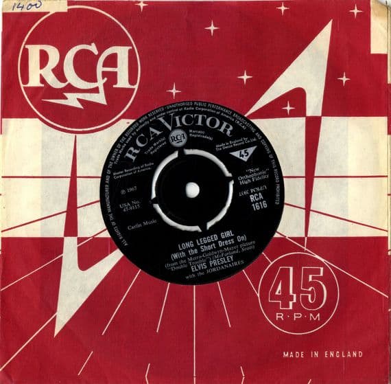 Elvis Presley - Long Legged Girl/That's Someone You Never Forget (1616)  M-