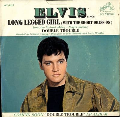 Elvis Presley - Long Legged Girl/That's Someone You Never Forget (47-9115)