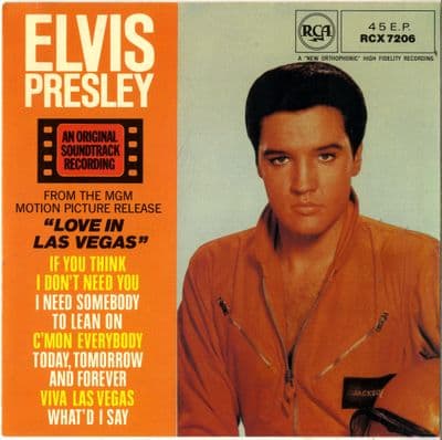 Elvis Presley - Love In Las Vegas (RCX 7206) 6 Tracks - Ex/M-