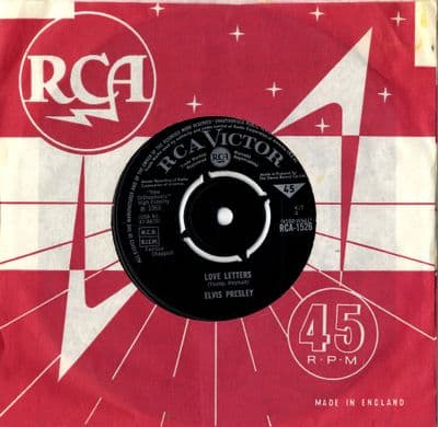 Elvis Presley - Love Letters/Come What May (1526) M-