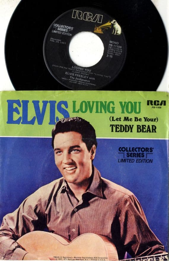 Elvis Presley - Loving You/Teddy Bear (PB 11109) Collector's Series
