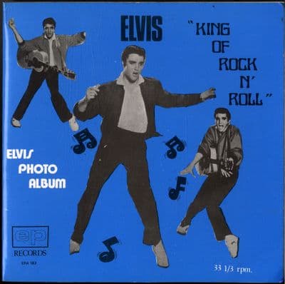 Elvis Presley - Malaysia - King Of Rock 'n' Roll - (EP A 183) With Photo Album