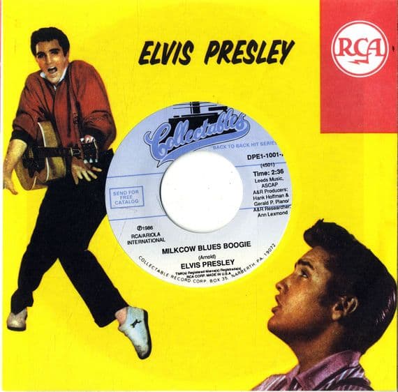 Elvis Presley - Milkcow Blue Boogie/You're A Heartbreaker (1001) M