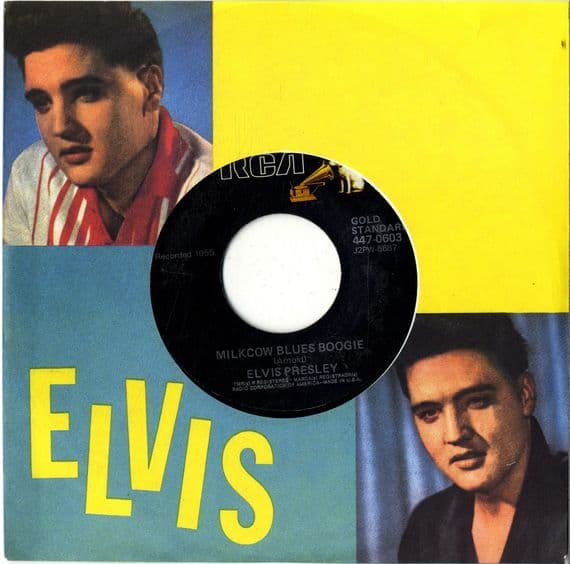 Elvis Presley - Milkcow Blues Boogie/You're A Heartbreaker (447-0603) )  Gold Standard - New