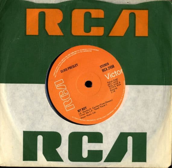 Elvis Presley - My Boy/Loving Arms (2458) M-
