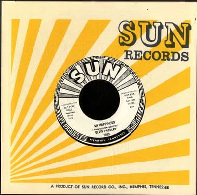 Elvis Presley - My Happiness (Sun 1953) Single Sided Promo - M