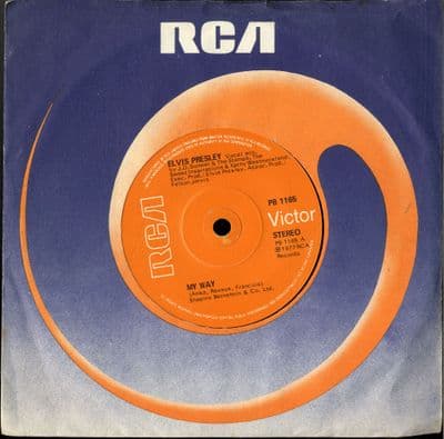 Elvis Presley - My Way/America (PB 1165) Solid Centre