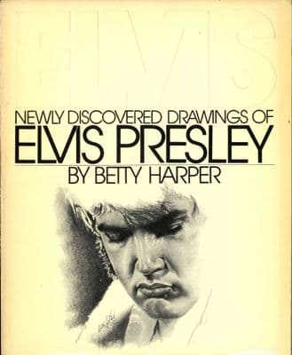 Elvis Presley - Newly Discovered Drawings Of Elvis Presley by Betty Harper - Autographed