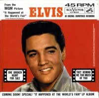 Elvis Presley - One Broken Heart For Sale/They Remind Me Too Much Of You (47-8134) Red Vinyl - M/M