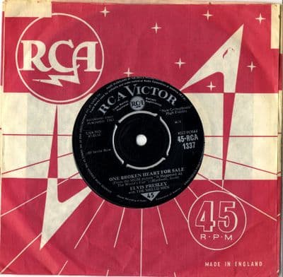 Elvis Presley - One Broken Heart For Sale/They Remind Me Too Much Of You (1337) Ex