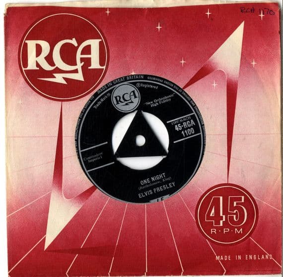 Elvis Presley - One Night/I Got Stung (1100) Ex