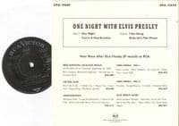 Elvis Presley - One Night With Elvis Presley (EPA 9644) M-/M