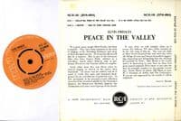 Elvis Presley - Peace In The Valley (RCX 101) Orange Label - M-/M-