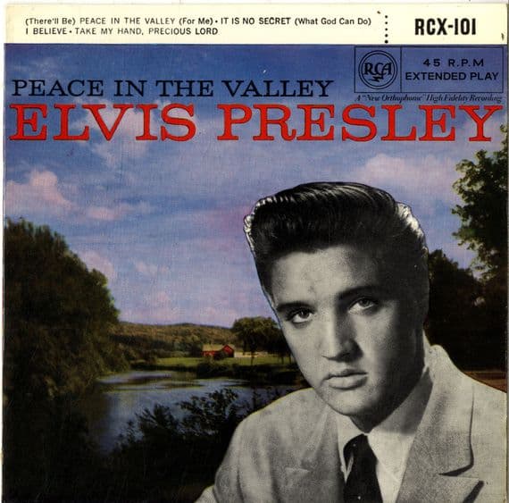 Elvis Presley - Peace In The Valley (RCX 101) Orange Label - M-/M-