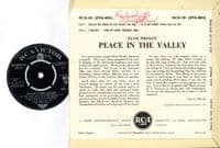 Elvis Presley - Peace In The Valley (RCX 101) RCA Victor - Ex/M-