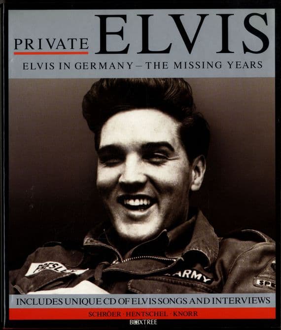 Elvis Presley - Private Elvis - Elvis In Germany - The Missing Years - Hardback Book w/bonus CD