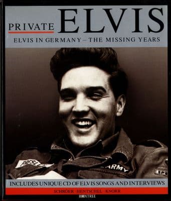 Elvis Presley - Private Elvis - Elvis In Germany - The Missing Years - Hardback Book w/bonus CD