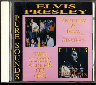 Elvis Presley - Pure Sounds - Yesterday & Today - Stax Trax - Bilko CD