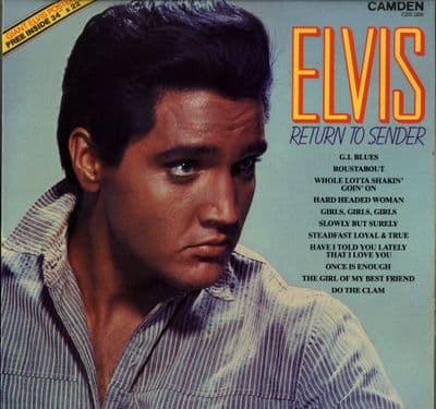 Elvis Presley - Return To Sender (CDS 1200) With Poster - Ex/M-