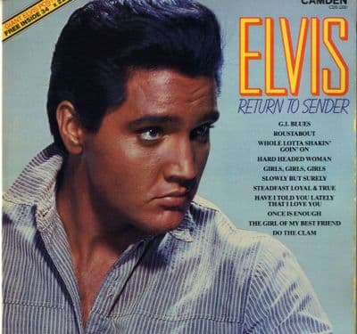 Elvis Presley - Return To Sender (CDS 1200) With Poster - Ex/M-