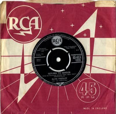 Elvis Presley - Return To Sender/Where Do You Come From  (1320)