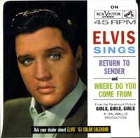Elvis Presley - Return To Sender/Where Do You Come From (47-8100) Red Vinyl - M/M1)