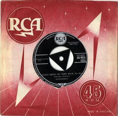 Elvis Presley - Santa Bring My Baby Back To Me/Santa Claus Is Back In Town (1025)