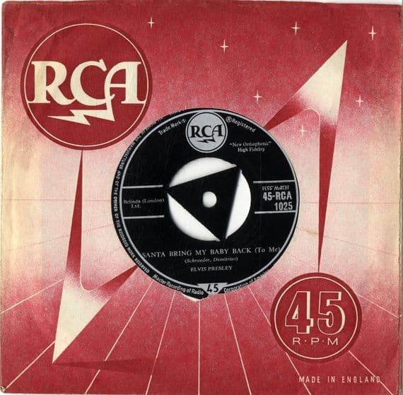 Elvis Presley - Santa Bring My Baby Back To Me/Santa Claus Is Back In Town (1025)