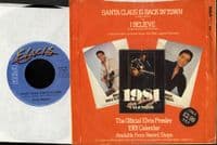 Elvis Presley -Santa Claus Is Back In Town/I Believe (RCA 16) Large Centre Hole - M-