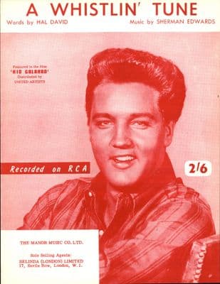 Elvis Presley - Sheet Music - A Whistlin' Tune - Mint