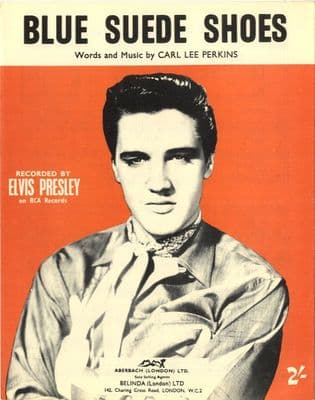 Elvis Presley - Sheet Music - Blue Suede Shoes (Mint)