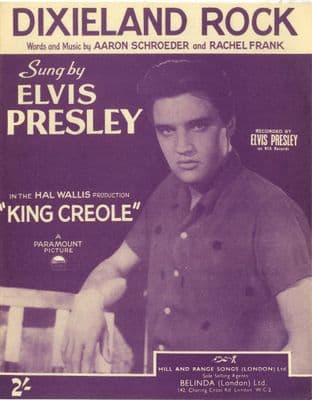 Elvis Presley - Sheet Music - Dixieland Rock -  Mint