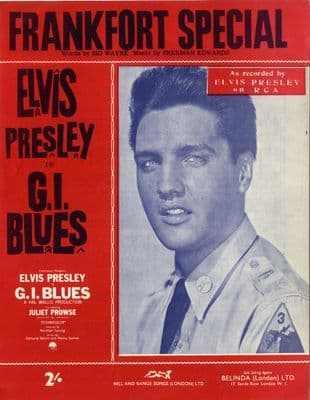 Elvis Presley - Sheet Music - Frankfort Special - Mint