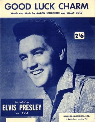 Elvis Presley - Sheet Music  - Good Luck Charm - Mint