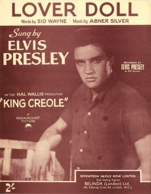 Elvis Presley - Sheet Music - Lover Doll - Mint