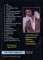 Elvis Presley - Sixty Minutes In Saginaw - Pure Platinum CD