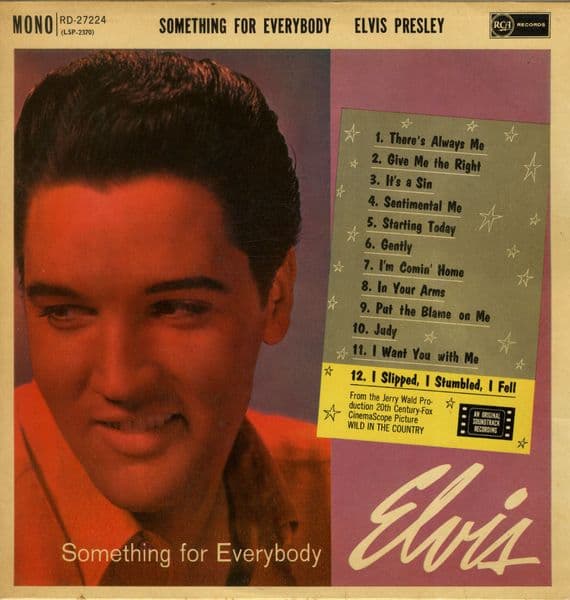 Elvis Presley - Something For Everybody (RD 27224)