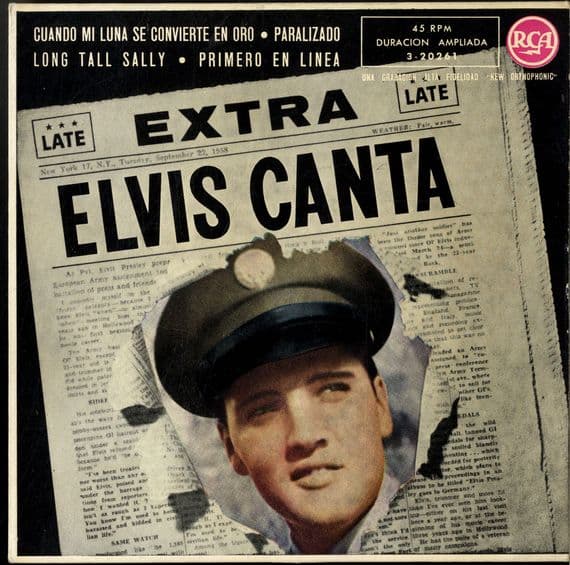 Elvis Presley - Spain - Elvis Canta - Long Tall Sally (3-20261) M -/Ex