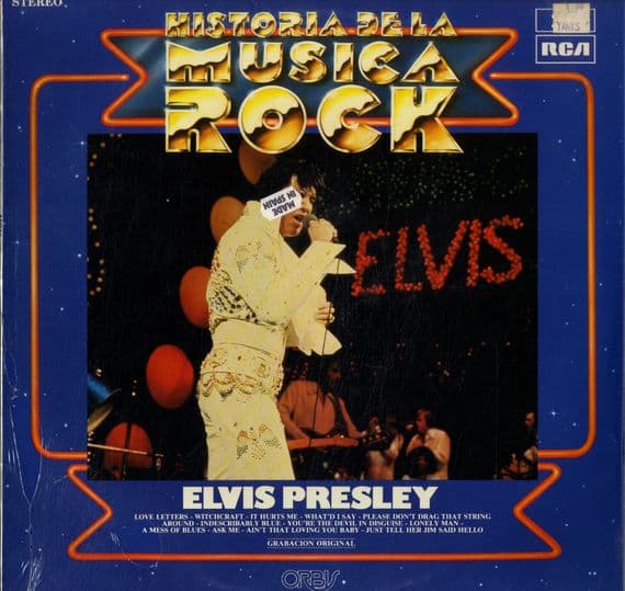 Elvis Presley - Spain - Historia De Le Musica Rock (ECPL 3062) New/Sealed