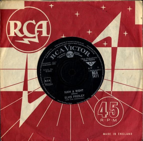 Elvis Presley - Such A Night/Never Ending (1411)