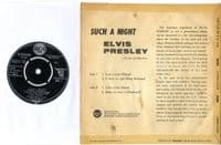 Elvis Presley - Such A Night (RCX 190)