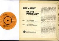 Elvis Presley - Such A Night (RCX 190) Orange Label