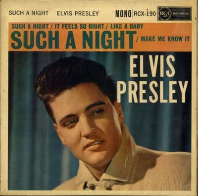 Elvis Presley - Such A Night (RCX 190) Orange Label