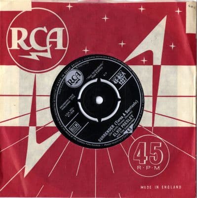 Elvis Presley - Surrender/Lonely Man (1227)  Ex