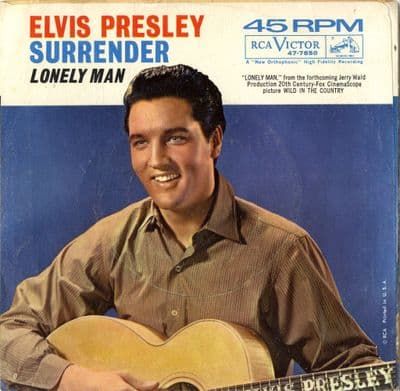 Elvis Presley - Surrender/Lonely Man (47-7850)
