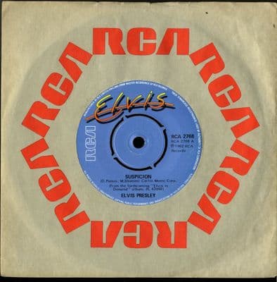 Elvis Presley - Suspicion/It's A Long Lonely Highway (2768)  Rare Blue Label