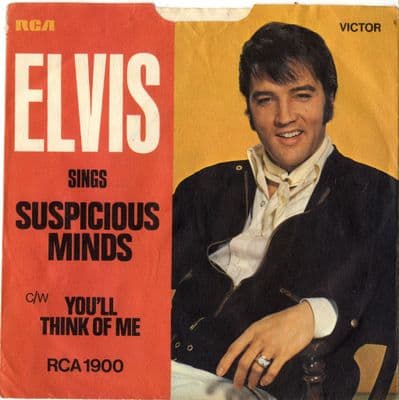 Elvis Presley - Suspicious Minds (1900)  Ex