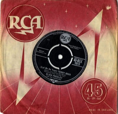 Elvis Presley - Teddy Bear/Loving You (1013) Round Centre
